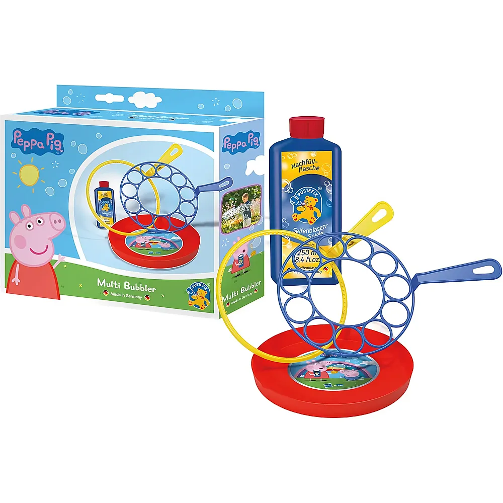 Pustefix Multi-bolle Peppa Pig - 250 ml