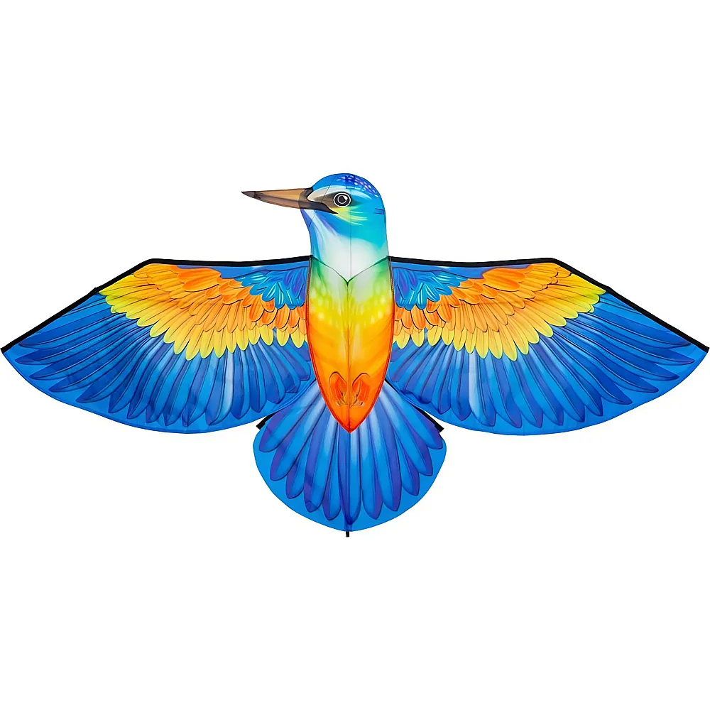 HQ Invento Drachen HQ Bird Kite Kingfisher Griff und Schnur, ab 8 Jahren
