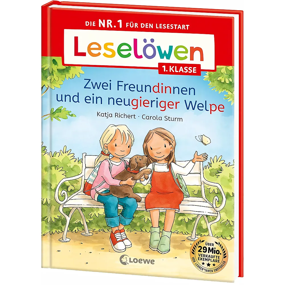 Loewe LL 1. Kl. Zwei Freundinnen und ein Welpe