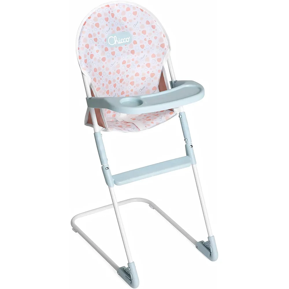 Chicco Puppenhochstuhl, f�r Kinder ab 3 Jahren, Spielhochstuhl mit Metallgestell und realistischen Details, Tablett und