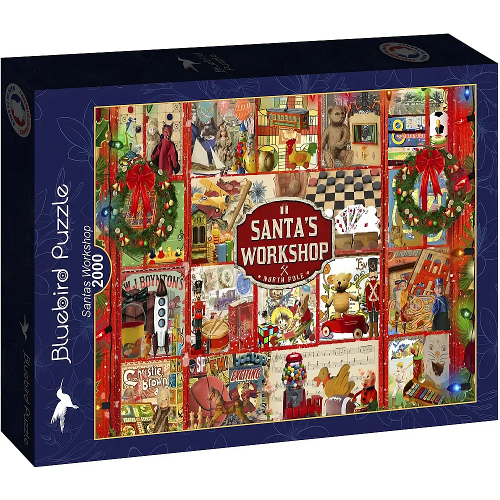 Bluebird Puzzle Santas Workshop - 2000 Teile