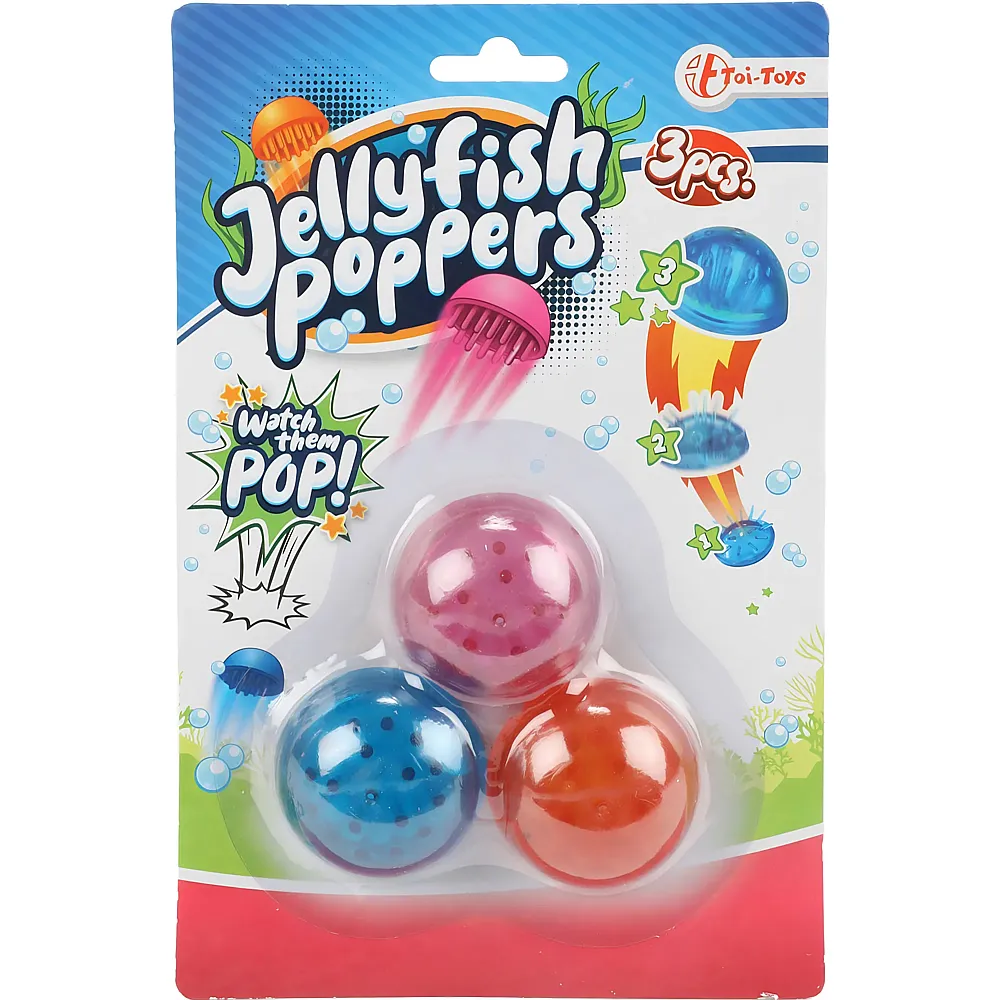 Toi-Toys Jellyfish Poppers 3Teile