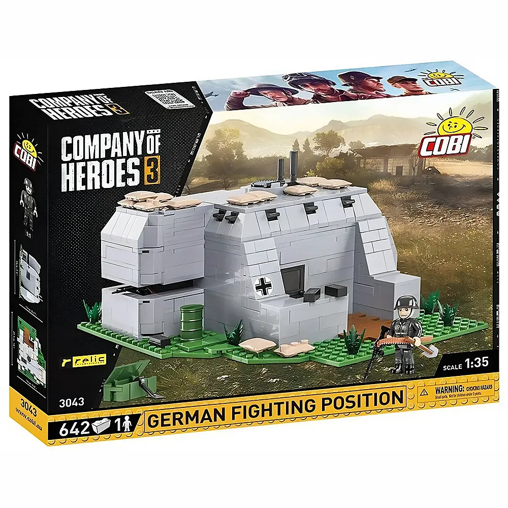 COBI Company of Heroes German Fighting Position 3043