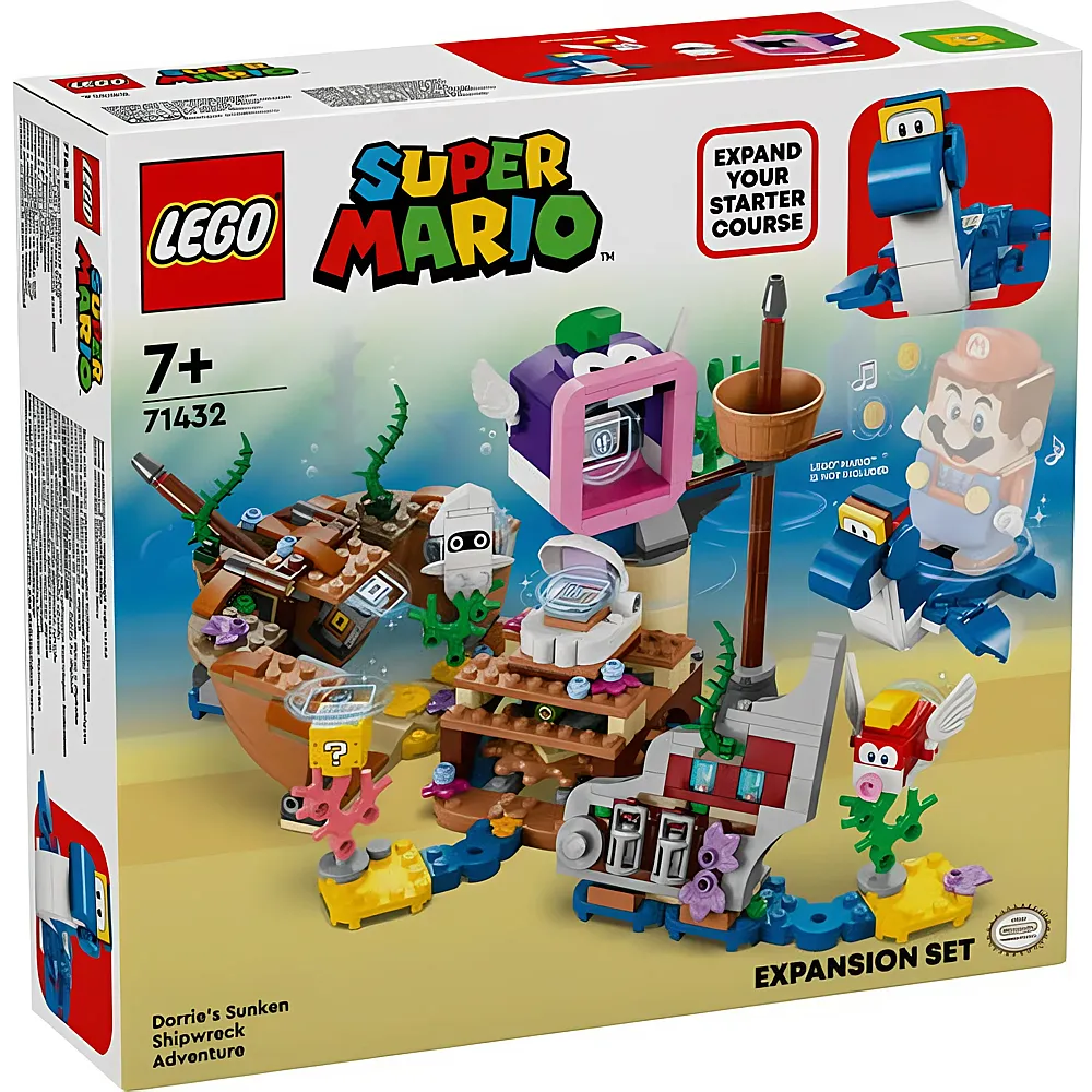 LEGO Super Mario Erweiterung Dorrie und das versunkene Schiff 71432