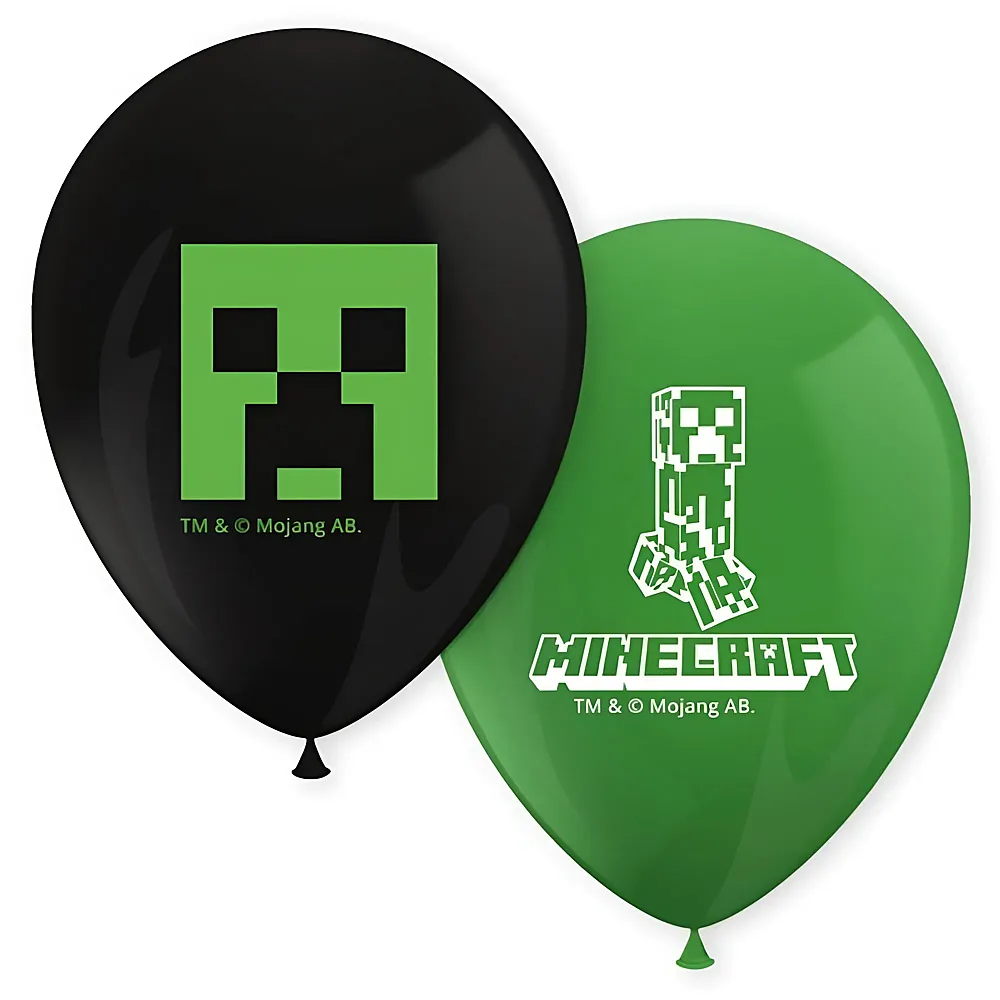 Procos Ballons Minecraft - 8 pi�ces