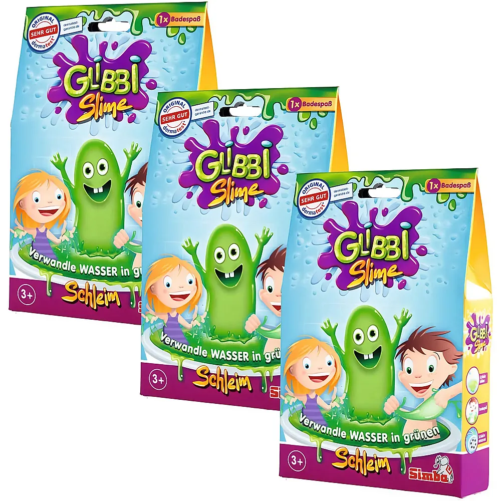 Simba Glibbi 3er Pack Slime Gr�n - 3 x 150 g
