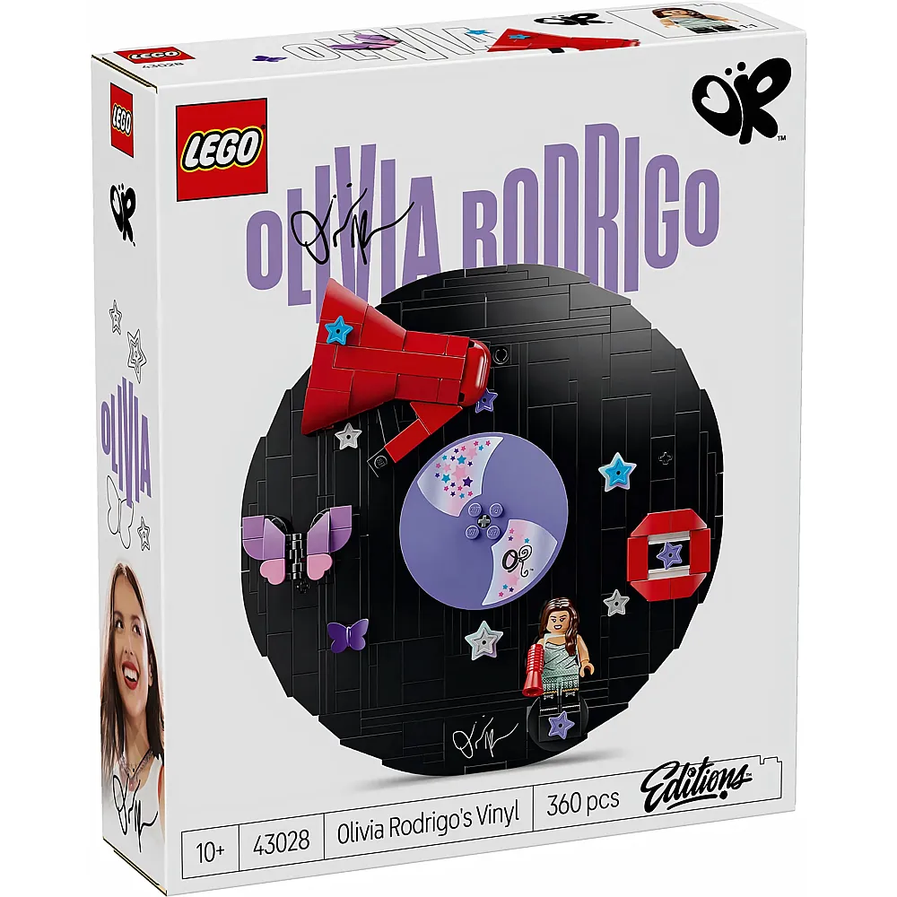 LEGO Editions Olivia Rodrigos Schallplatte 43028