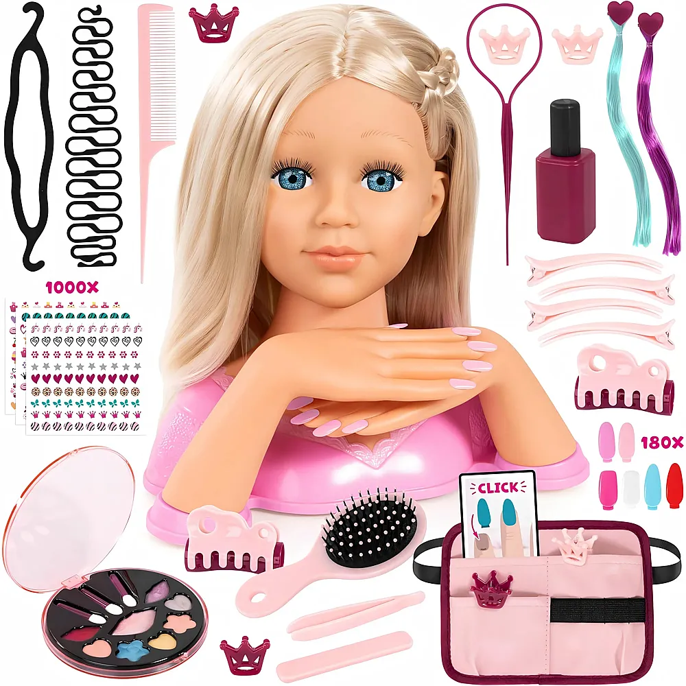 Bayer Charlene Super Magic Nails & Schminkkkopf
