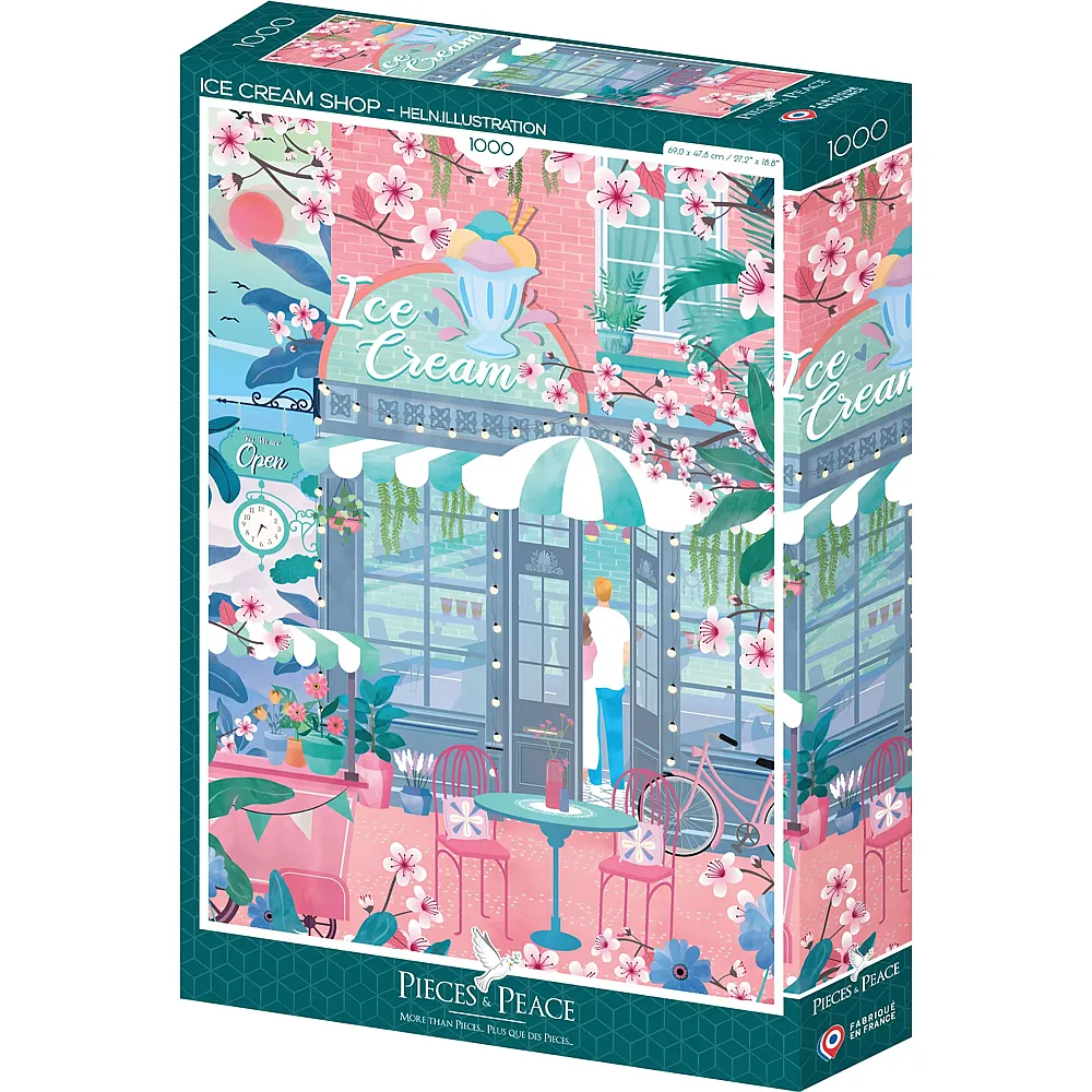 Pieces & Peace Puzzle Eisdiele - 1000 Teile