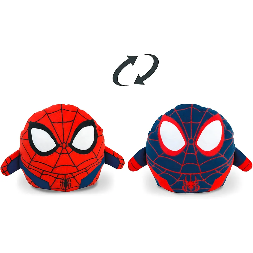 Simba Pl�sch Spiderman und Miles Morales Reversible - 8 cm
