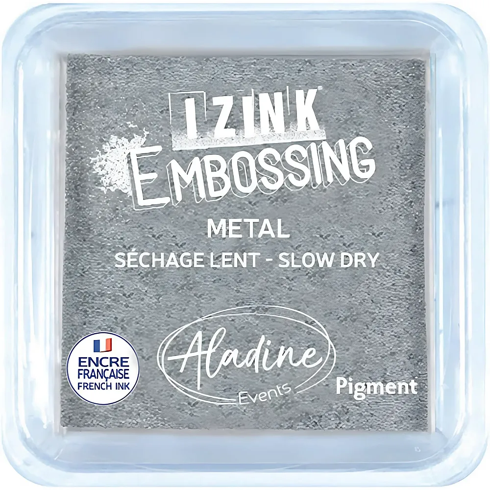 Aladine Izink Stempelkissen L Silber | Stempelsets