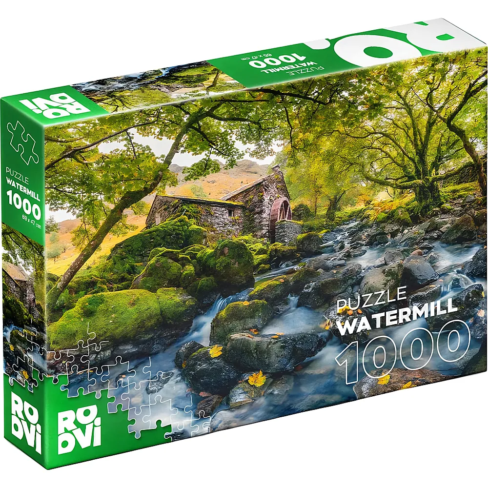 meinspielzeug - Roovi Puzzle Wasserm�hle 1000Teile | Puzzle 1000 Teile