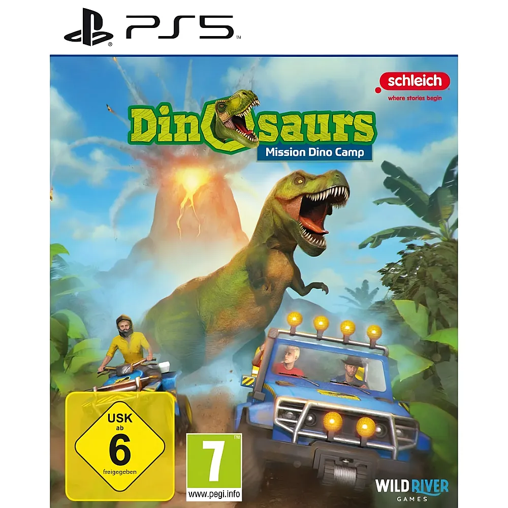 Wild River PS5 Schleich Dinosaurs: Mission Dino Camp | Playstation 5