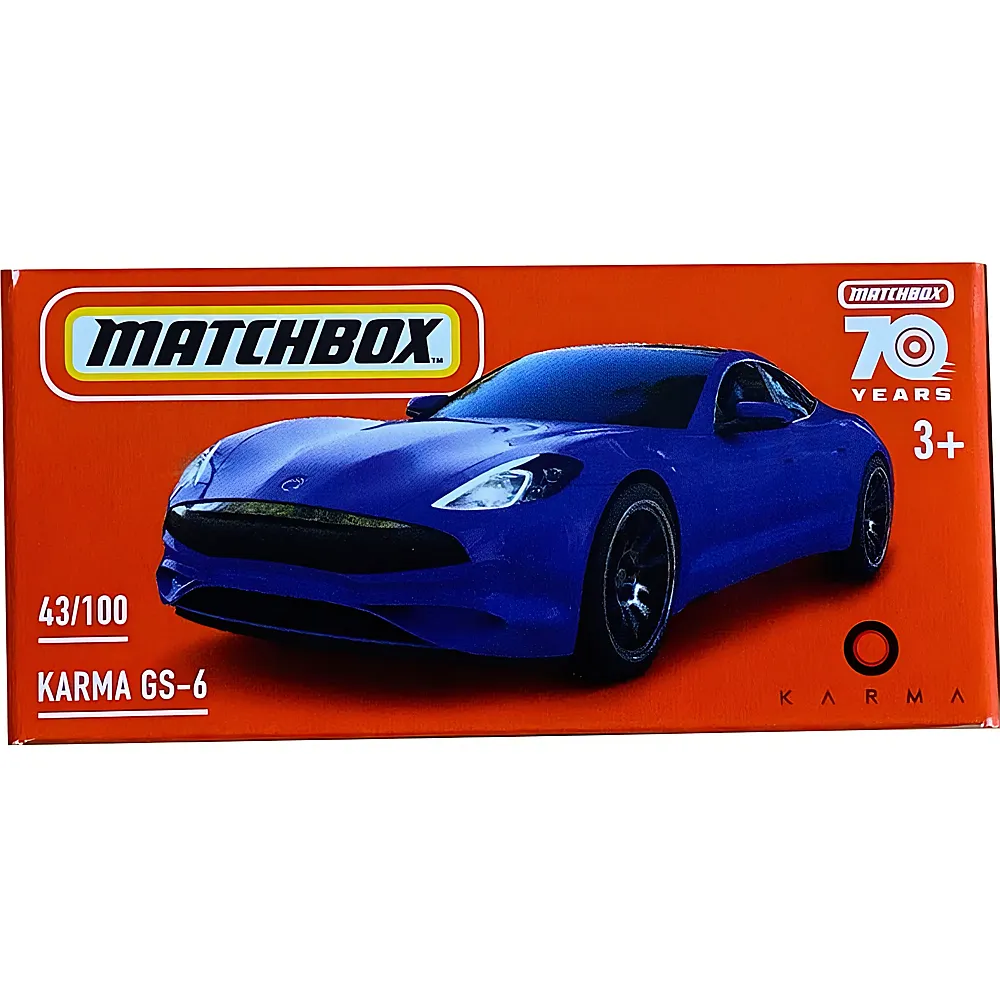 Matchbox Karma GS-6 1:64 | Spielzeugauto