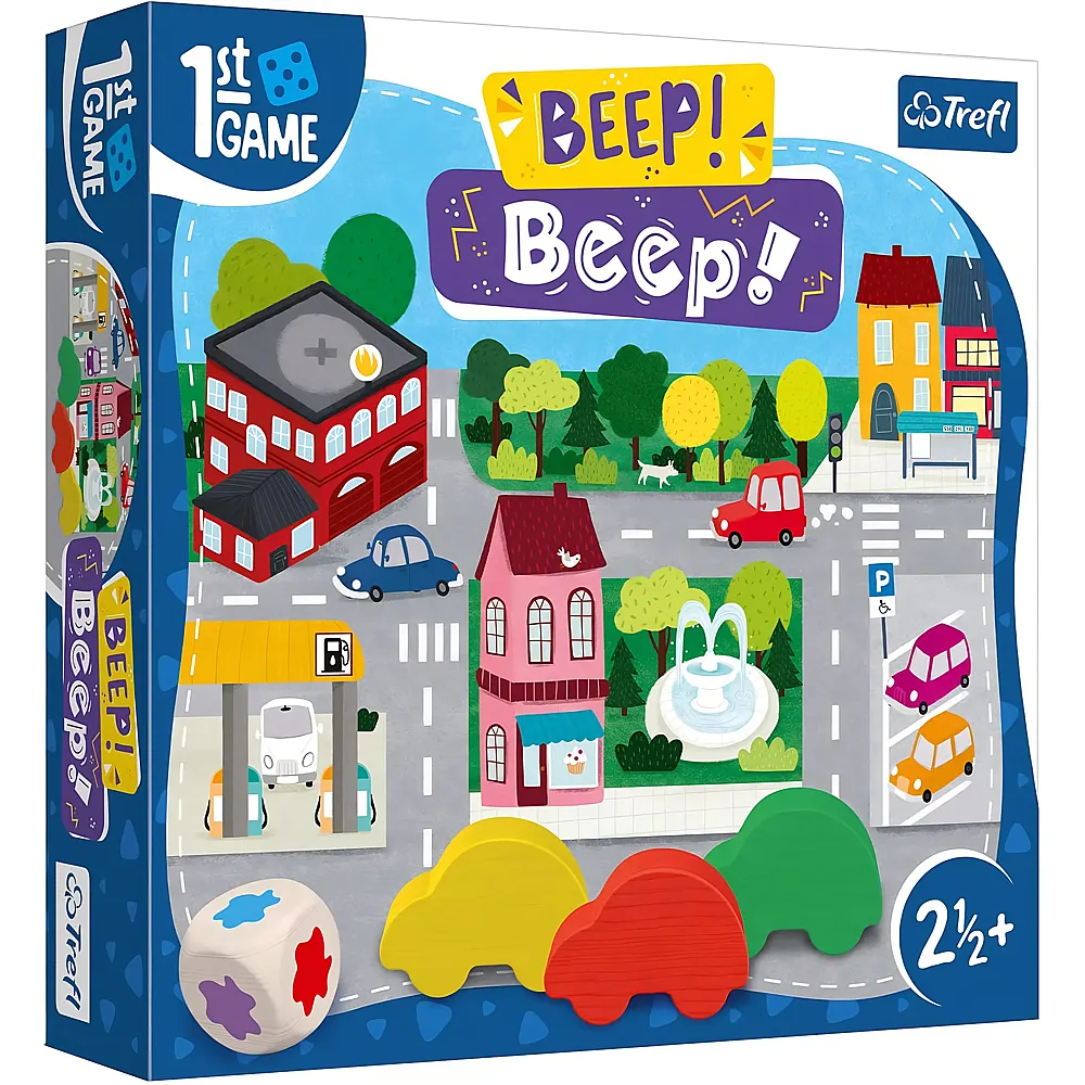 Trefl Spiele Erstes Brettspiel - Beep Beep