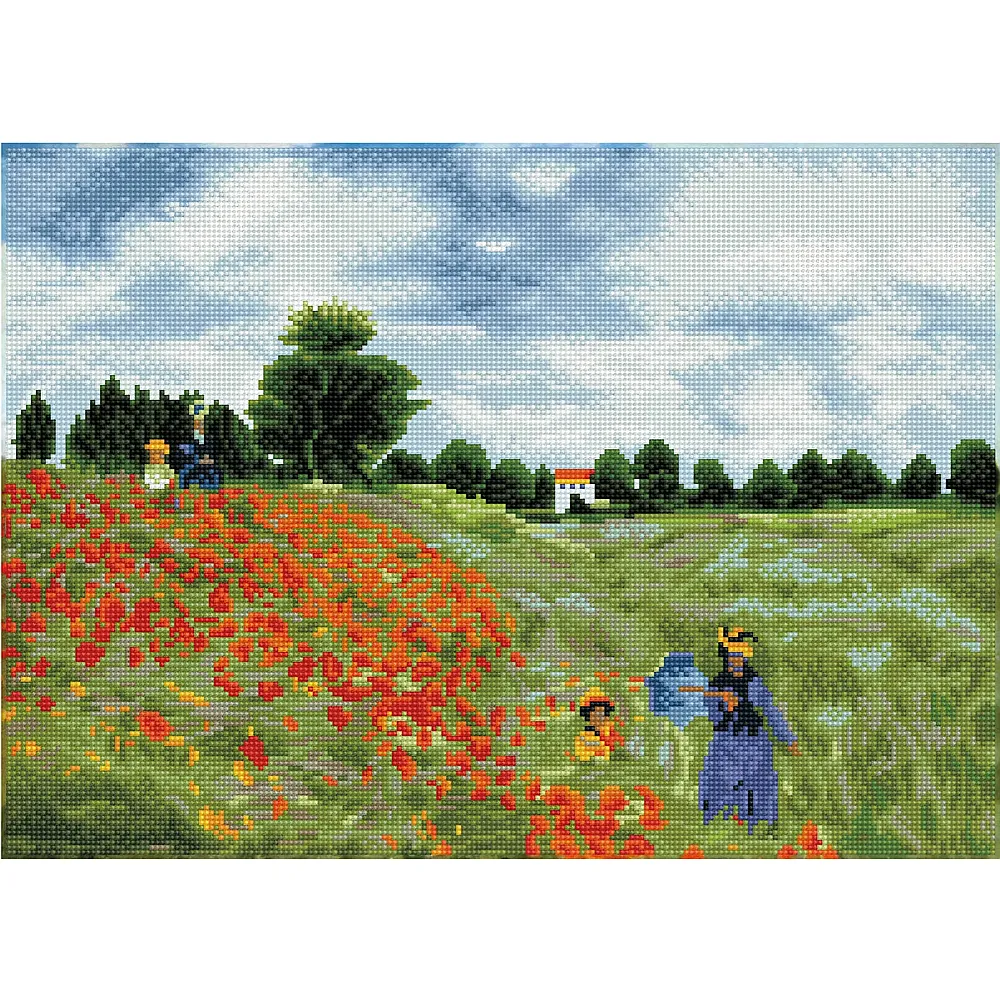 Diamond Dotz Poppy Fields Monet