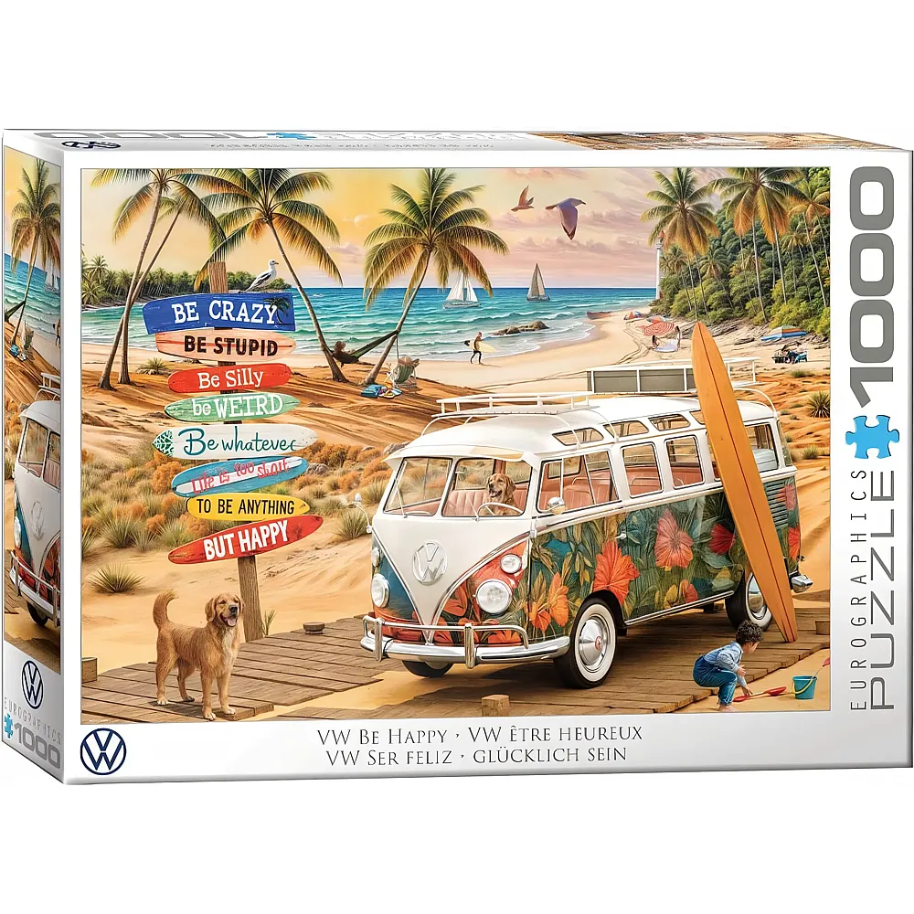 Eurographics Puzzle VW Be Happy 1000Teile