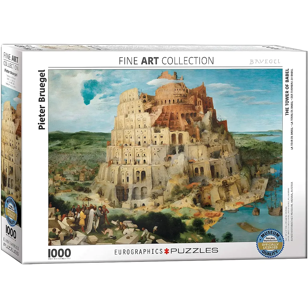 Eurographics Puzzle Pieter Bruegel - Der Turm zu Babel 1000Teile