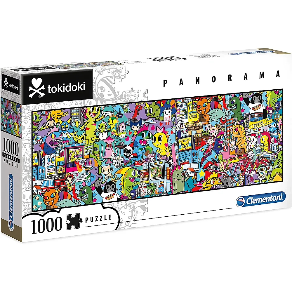 Clementoni Puzzle Panorama Tokidoki 1000Teile