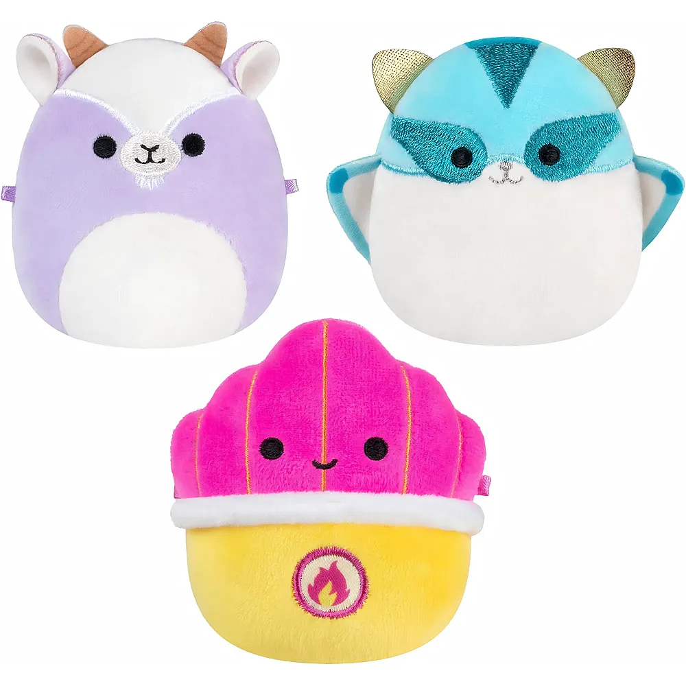 Squishmallows Micromallows Tia, Mariska, Louden - 3 Teile