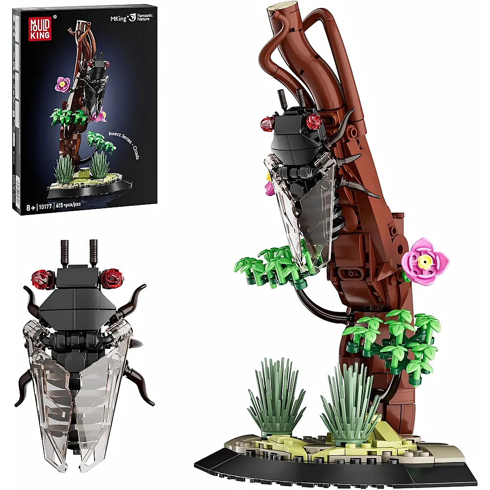 meinspielzeug - Mould King Zikade 10177 | Klemmbausteine Natur