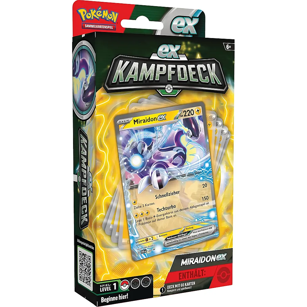 Pok�mon TCG Pok�mon Kampfdeck Miraidon-ex - Deutsch