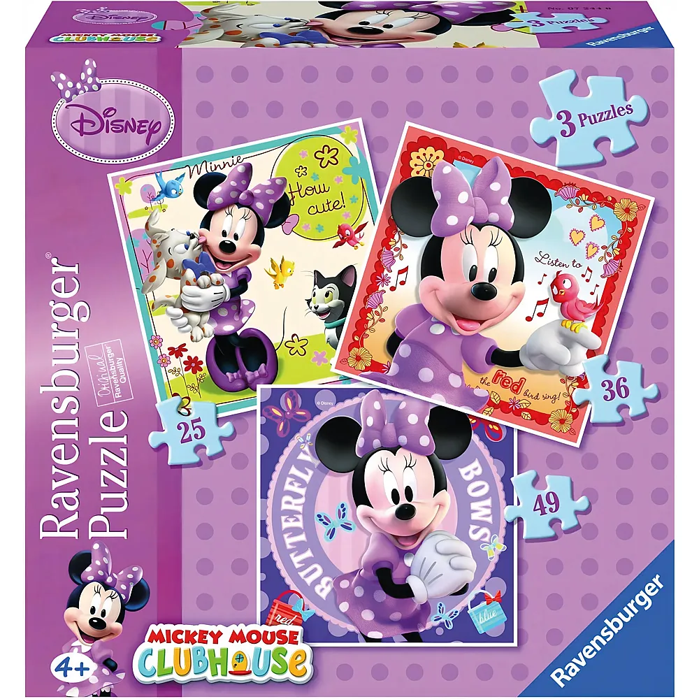 Ravensburger 3in1 Minnie Mouse - 25 Teile