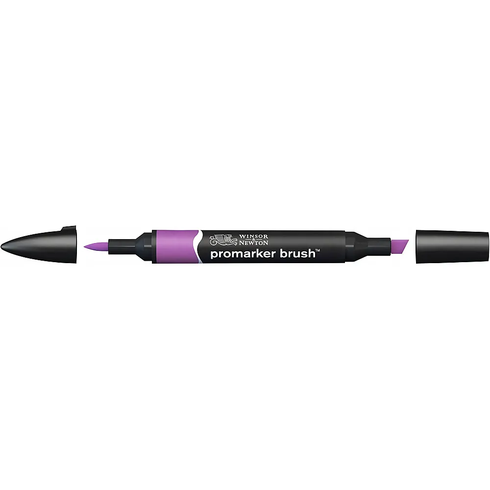 meinspielzeug - Winsor & Newton Promarker Brush mit 2 Spitzen Purpur | Farbe & Kreide