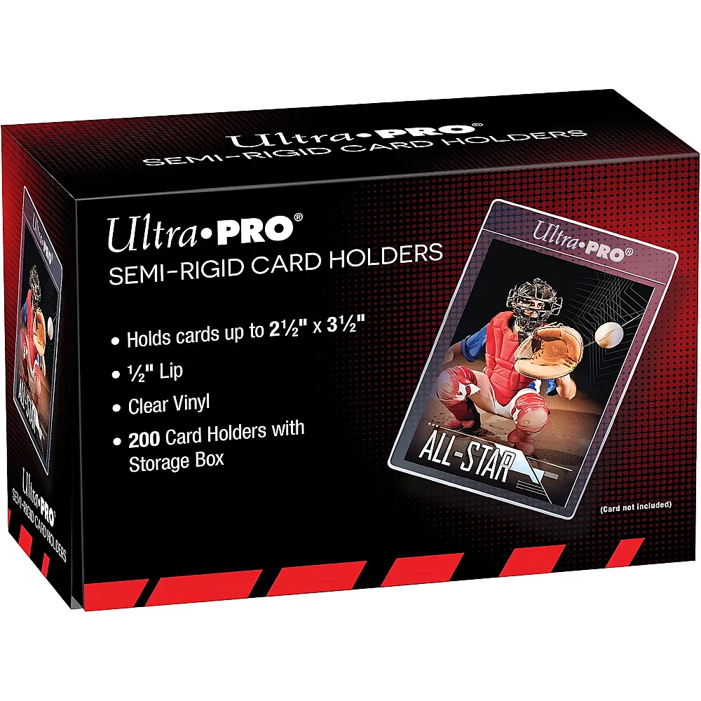 Ultra Pro Semi-Rigid 1/2 Lip Sleeves mit Box 200