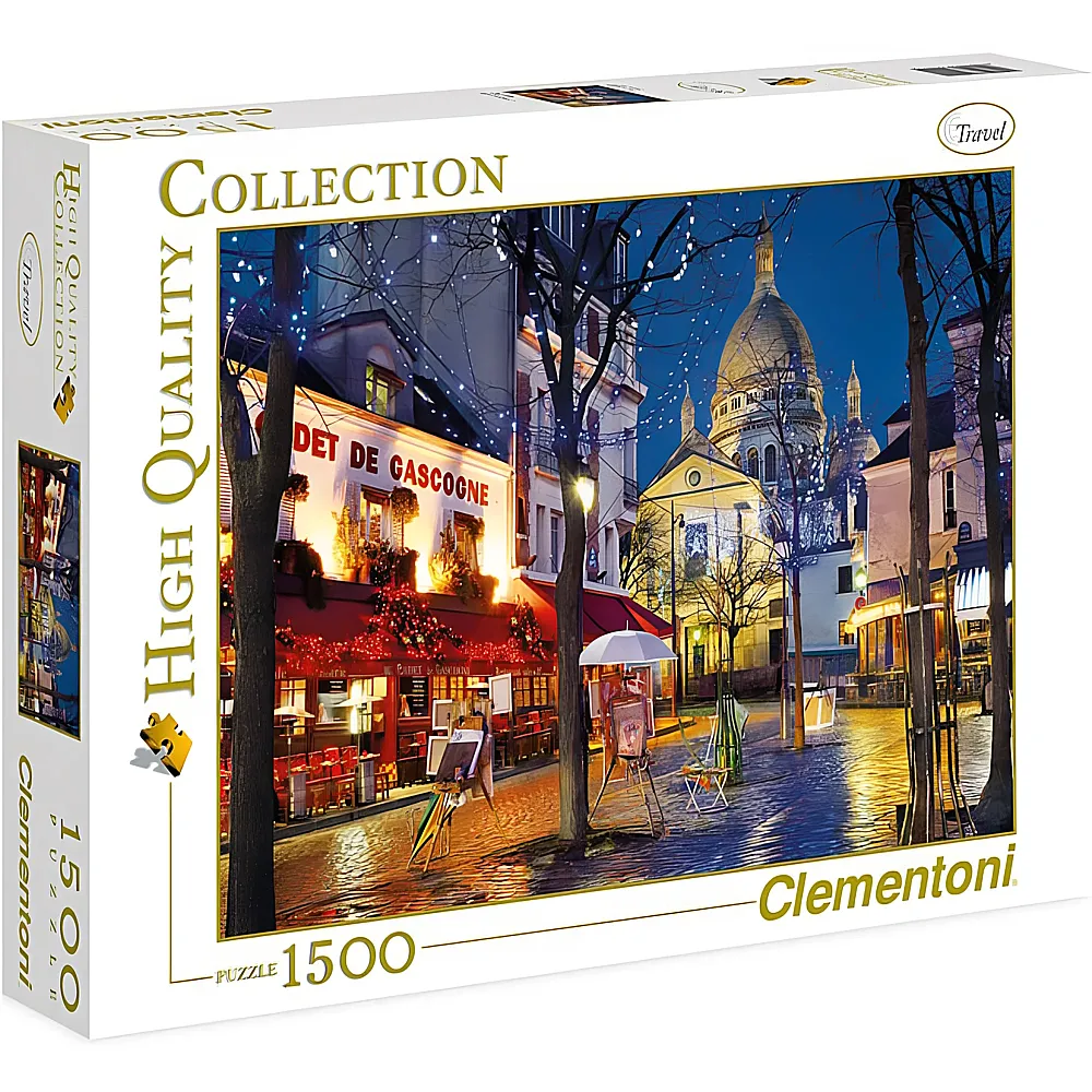 Clementoni Puzzle High Quality Collection Paris Montmartre 1500Teile