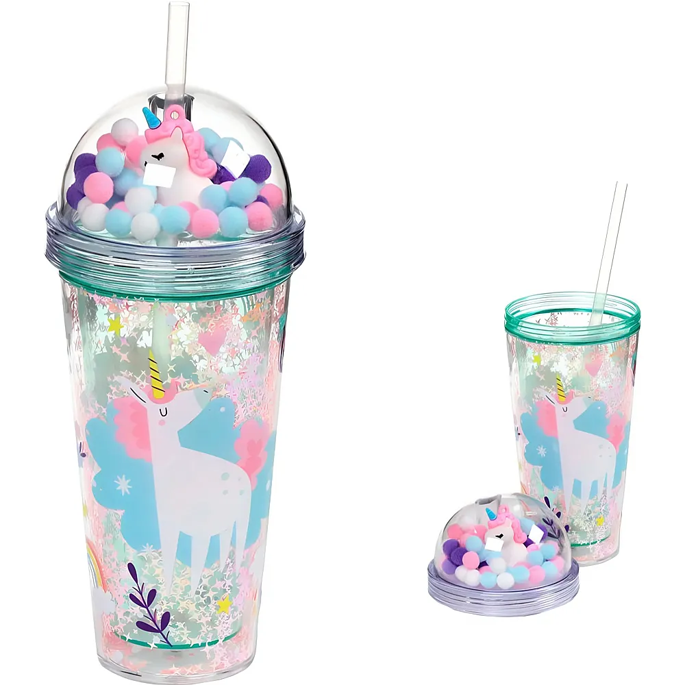 Puckator Doppelwandiger Becher Magisches Einhorn