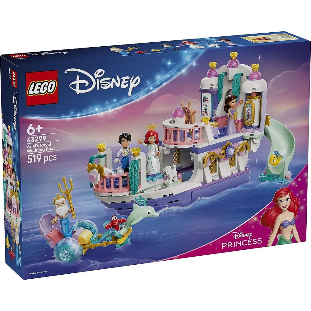 LEGO Disney Princess Arielles K�nigliches Hochzeitsboot 43299