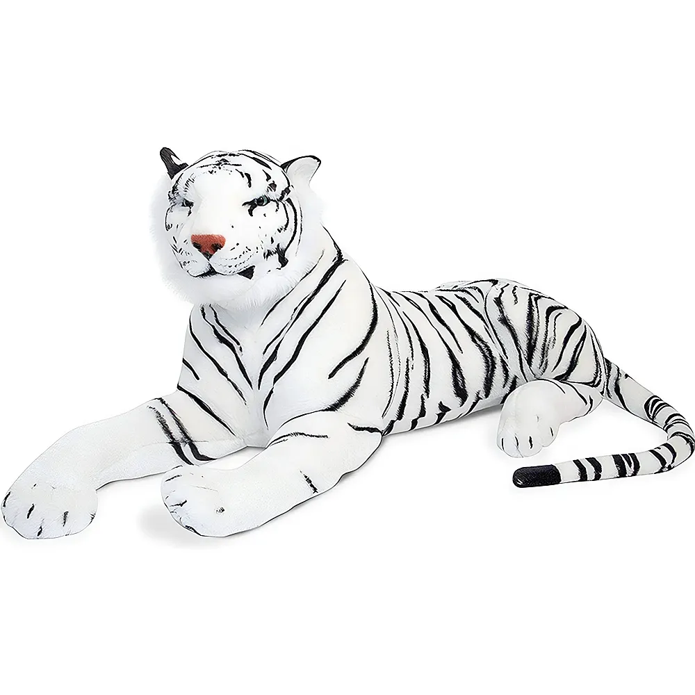 meinspielzeug - Melissa & Doug Pl�sch Weisser Tiger 165cm | Raubkatzen Pl�sch