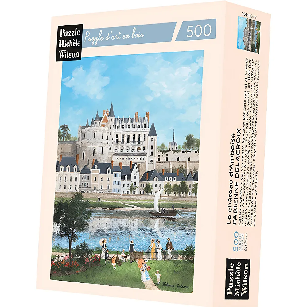 Puzzle Mich�le Wilson Fabienne Delacroix Le Chateau d'Amboise - 500 Teile