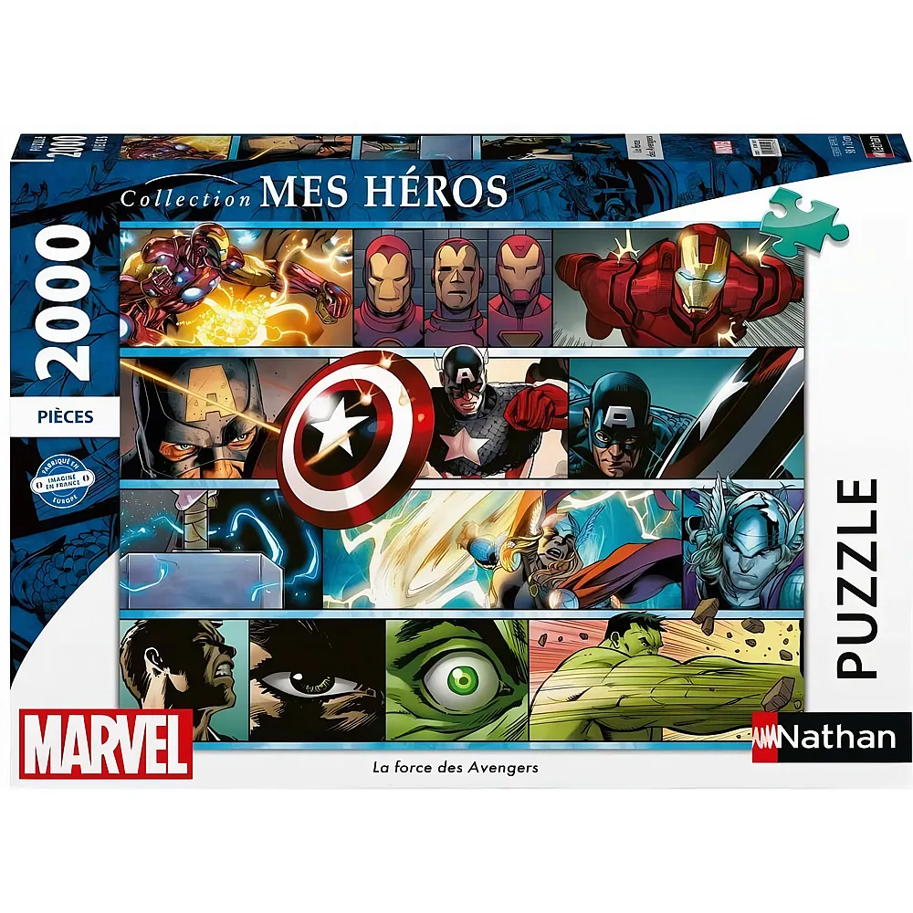 Nathan Puzzle Die Macht der Avengers 2000Teile