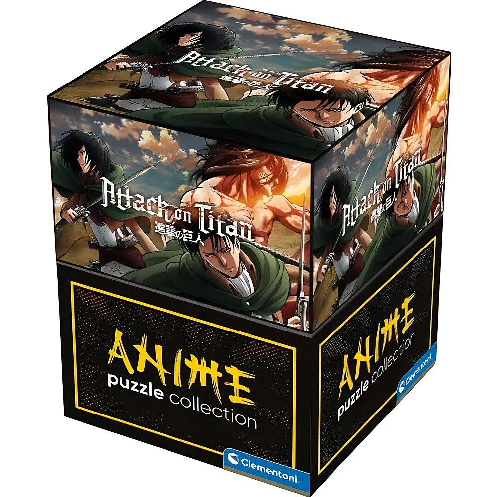 Clementoni Puzzle Anime Cube Attack on Titan - 500 Teile