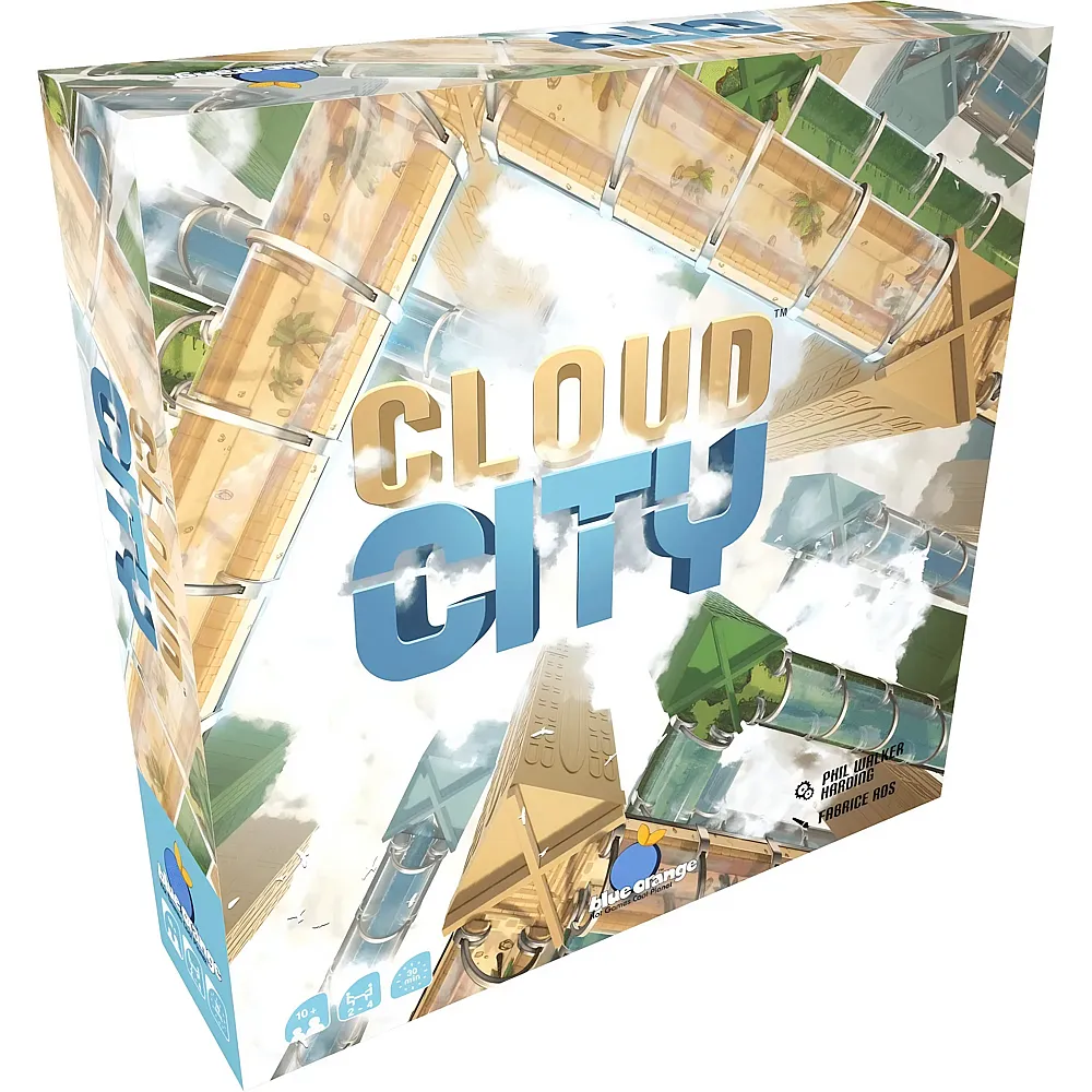 Blue Orange Cloud City - Mehrsprachig