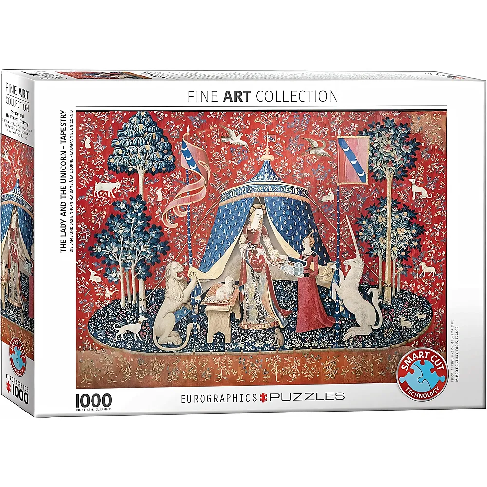 Eurographics Puzzle Die Adelige und das Einhorn 1000Teile
