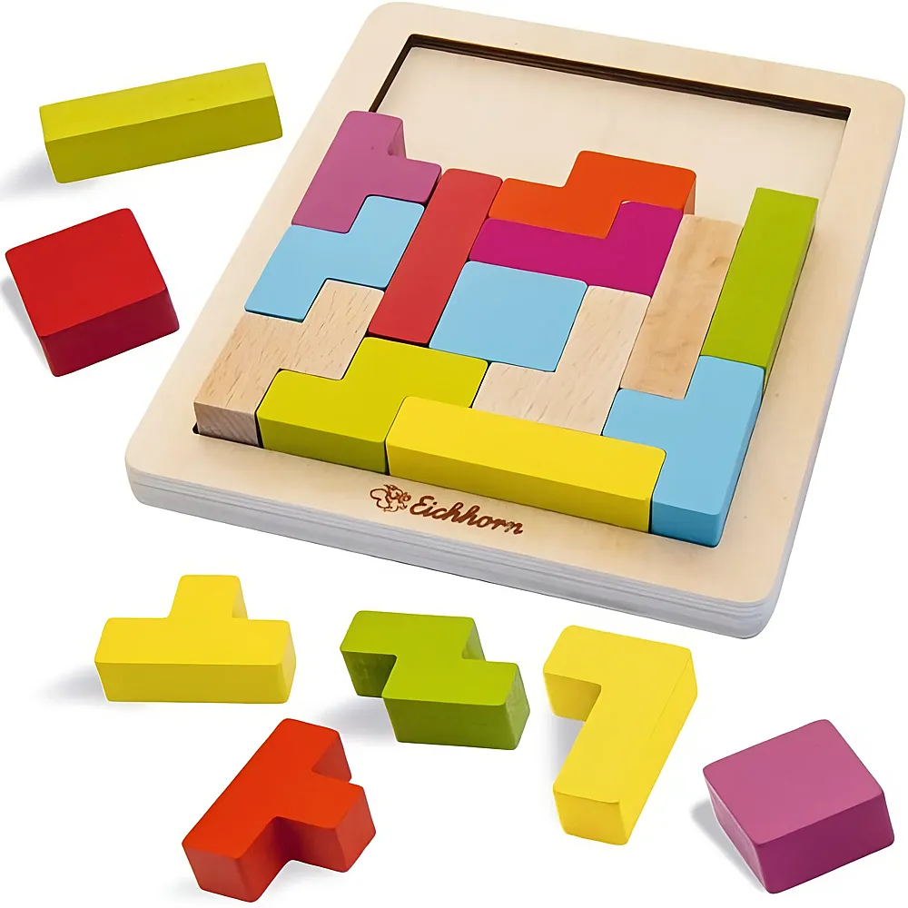 Eichhorn Spiele Tetris Legespiel 21Teile
