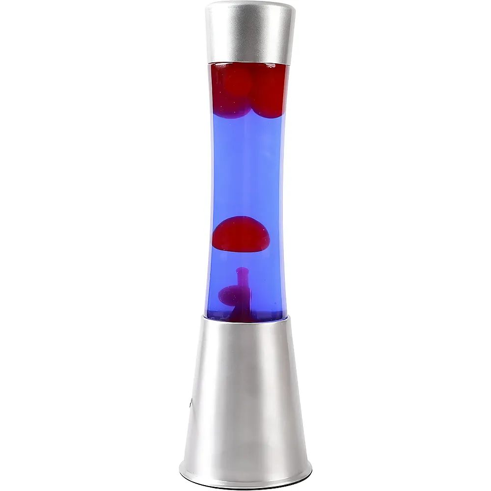 i-total Fl�ssige Lavalampe Lila Rose Gravity Silber - 40 cm