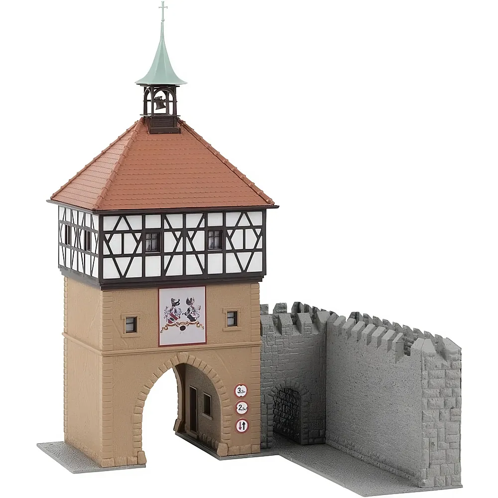Faller Altstadttor mit Mauer