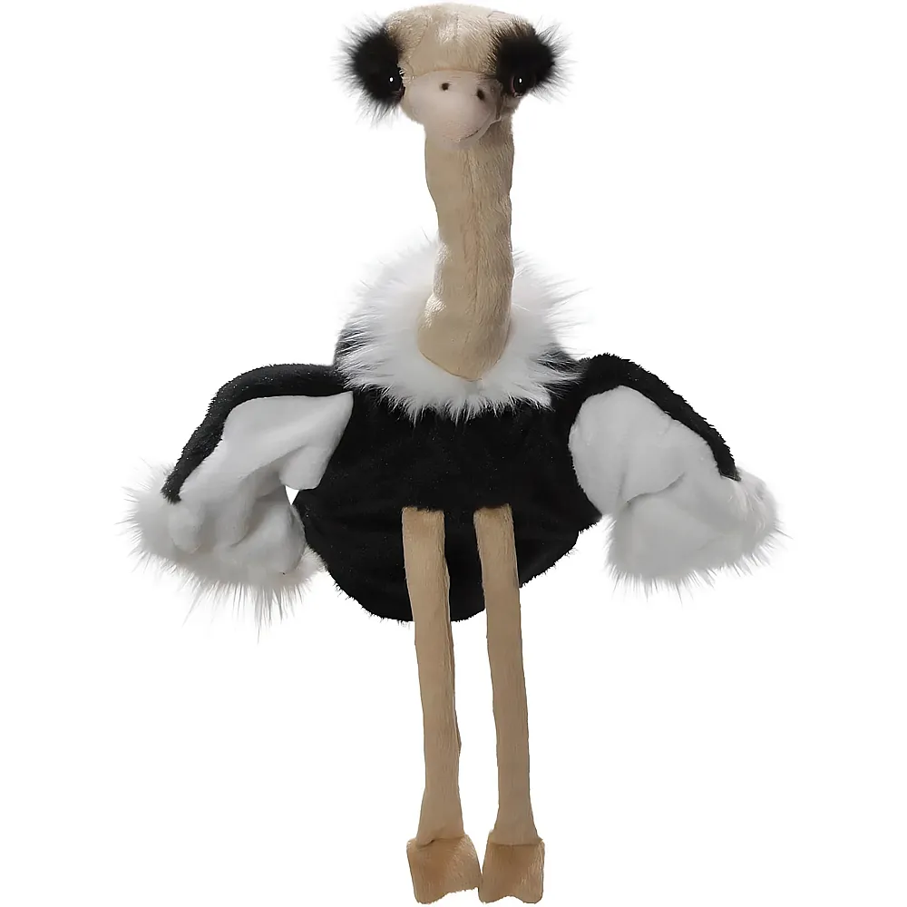 Carl Dick Handpuppe Strau - 40 cm