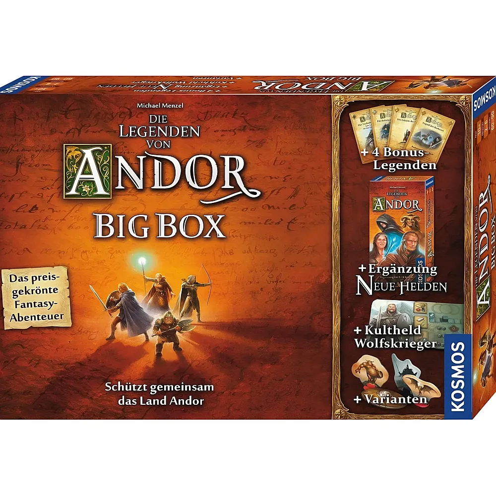 Kosmos Spiele Die Legenden von Andor - Big Box