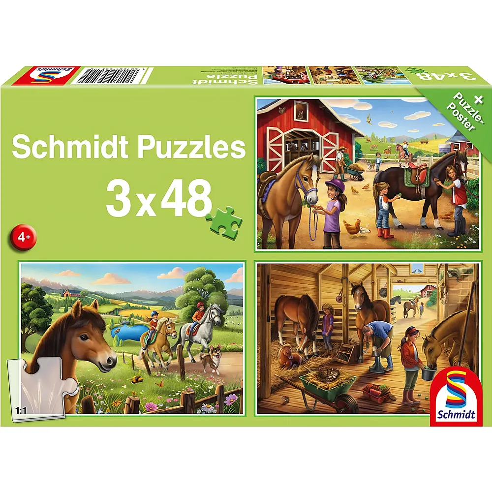 Schmidt Puzzle Meine Lieblingspferde - 48 Teile