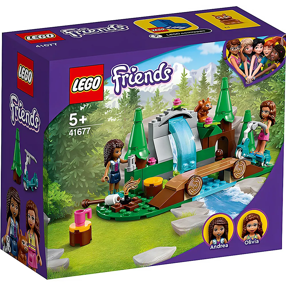 LEGO Friends Wasserfall im Wald 41677