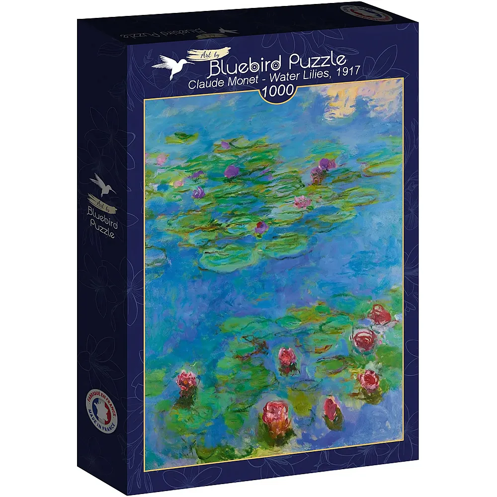 Bluebird Puzzle Claude Monet Water Lilies, 1917 1000Teile