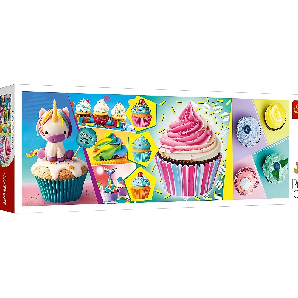 Trefl Puzzle Panorama Colorful Cupcakes - 1000 Teile