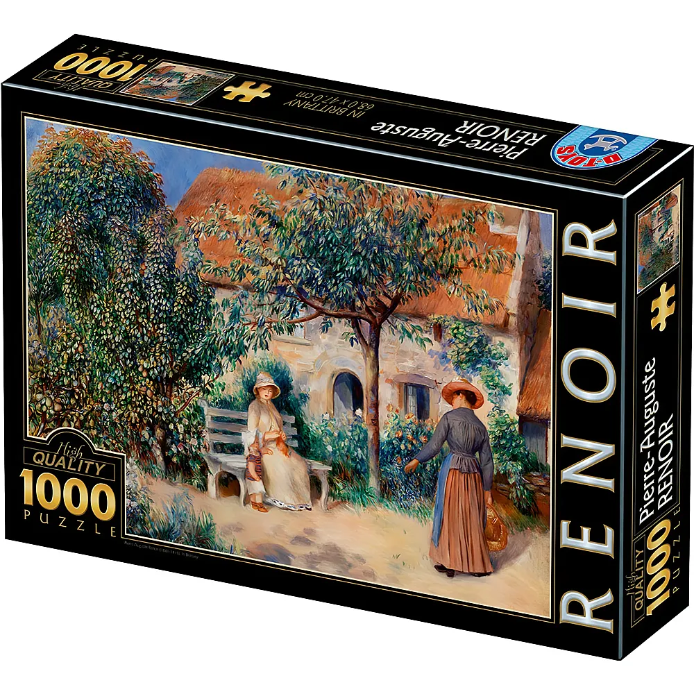 DToys Puzzle Renoir Auguste - In Brittany - 1000 Teile