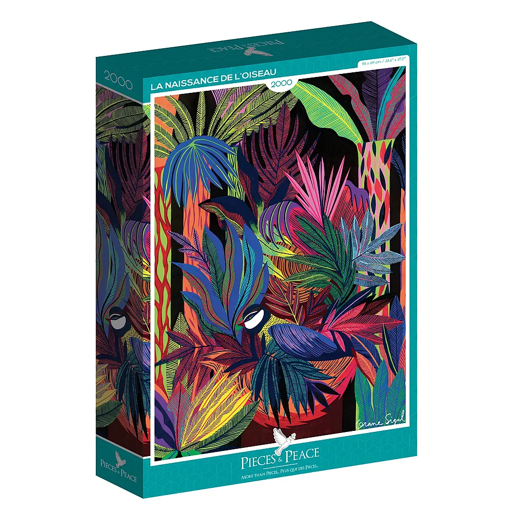 Pieces & Peace Puzzle Die Geburt des Vogels - 2000 Teile