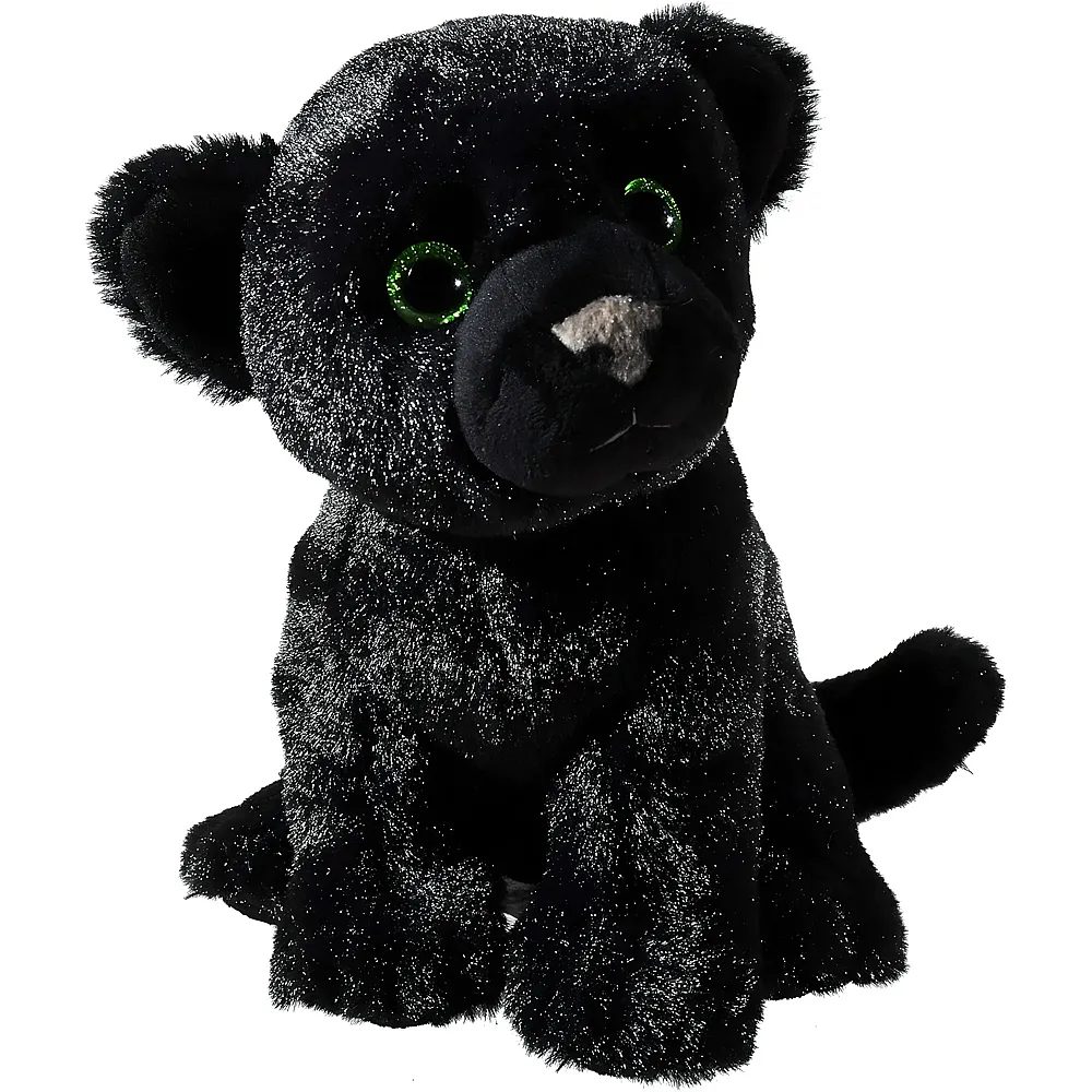meinspielzeug - Heunec Black Pets Panther Baby Schwarz - 20 cm | Raubkatzen Pl�sch